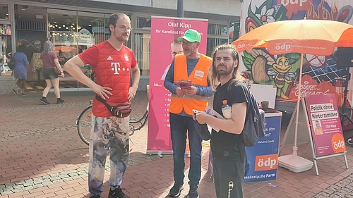 ÖDP in Elmshorn am 27.8.2025 ÖDP in Elmshorn am 27.8.2025