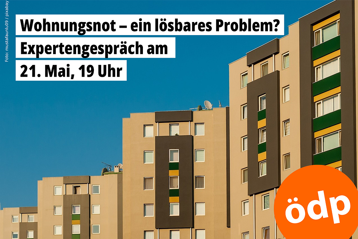 Wohnungsnot – ein lösbares Problem? Expertengespräch am 21. Mai, 19 Uhr -- Foto: mustafaunlu09/pixabay.com