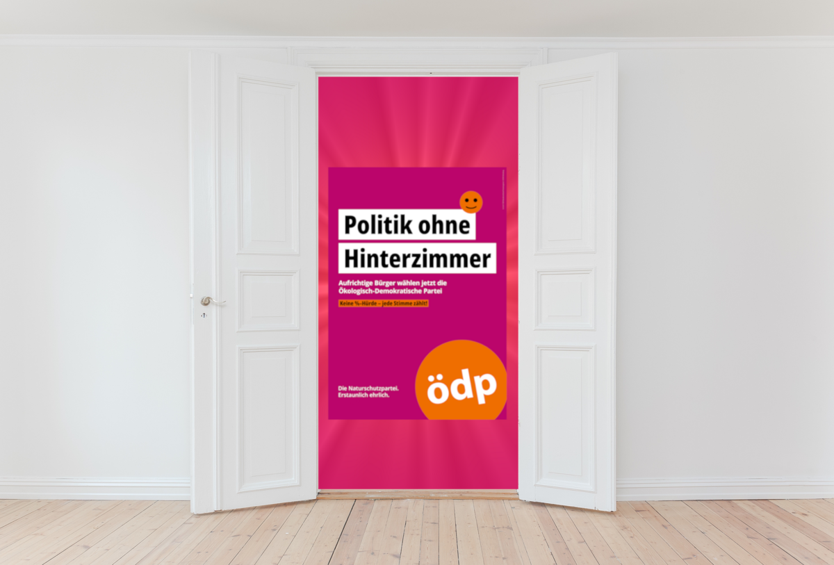Wir präsentieren: die Wahlplakate der ÖDP!