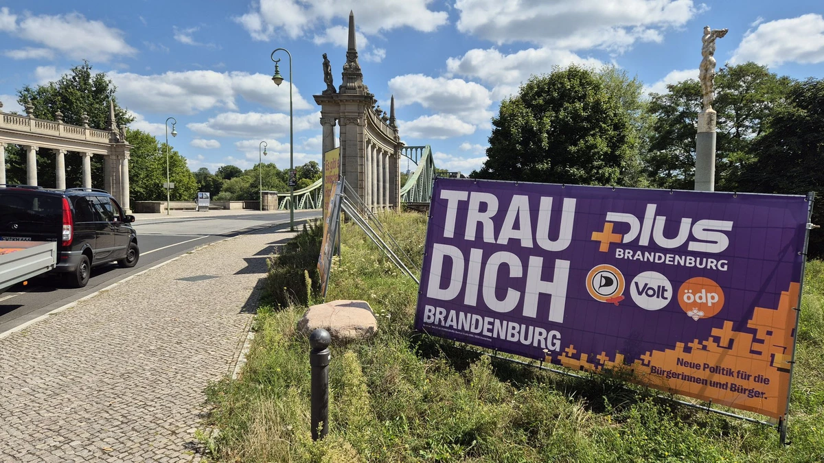 Großplakat von Plus Brandenburg – Foto: Riccardo Popp