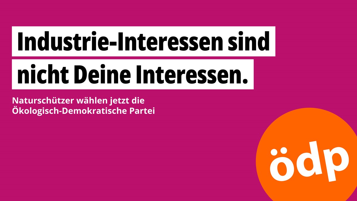 Industrie-Interessen sind nicht Deine Interessen.