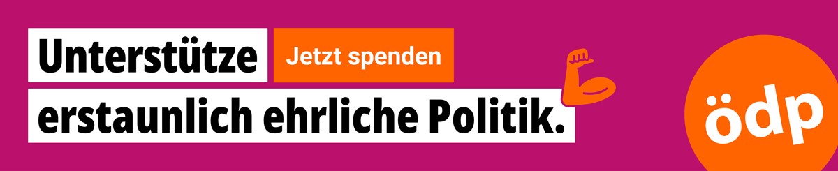 Jetzt spenden für ehrliche Politik